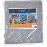 Grijs afdekzeil / dekzeil - 4 x 6 meter - polypropyleen grondzeil / dekkleed