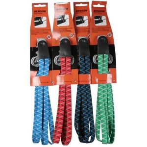 Blauwe snelbinders universeel 60 cm - Fietsaccessoires/fietsonderdelen - Vaste bagagedrager snelbinders