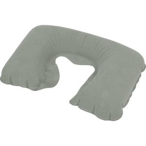 Benson Reiskussen - grijs - 34 cm - opblaasbare nekkussen