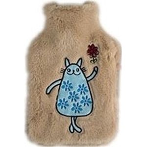 Cosy & Trendy - Warmwaterkruik - Bruin - Kunststof - 2 Liter