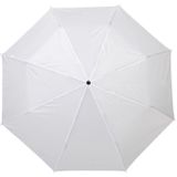 Opvouwbare mini paraplu wit 96 cm - Voordelige kleine paraplu - Regenbescherming