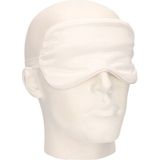 Slaapmasker - Wit - Imitatie Zijde - Verstelbaar
