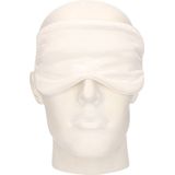 Slaapmasker - Wit - Imitatie Zijde - Verstelbaar