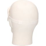 Slaapmasker - Wit - Imitatie Zijde - Verstelbaar