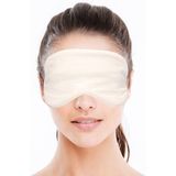 Slaapmasker - Wit - Imitatie Zijde - Verstelbaar