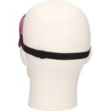 Bellatio design luxe slaapmasker/ reismasker met zachte vulling paars - Zeer comfortabel - Voor thuis en op reis