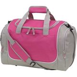 Sporttas met Schoenenvak 38 Liter Grijs/Roze