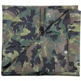2x Groene camouflage afdekzeilen / dekzeilen - 2.85 x 4 meter - Dekkleed / zeil
