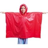 Kinder Regen Poncho - Geel - 20x - PVC - Noodponcho met Capuchon