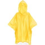 Kinder Regen Poncho - Geel - 20x - PVC - Noodponcho met Capuchon