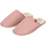 Roze - Instap Sloffen - Polyester Pluche - Dames