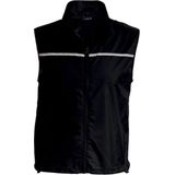 Hardloop - Reflecterend Sport Vest - Zwart - 100% Polyamide