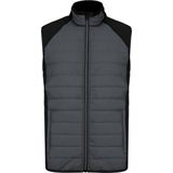Bodywarmer - Zwart/Grijs - Ribstop Polyamide - Mouwloos