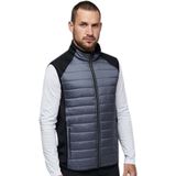 Bodywarmer - Zwart/Grijs - Ribstop Polyamide - Mouwloos