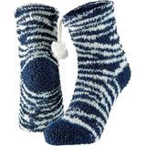 Apollo - Huissokken - Dierenprint Zebra - Zwart/Wit - Anti Slip