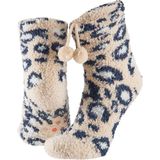 Huissokken - Roze - Polyester - Met Anti-Slip Nopjes