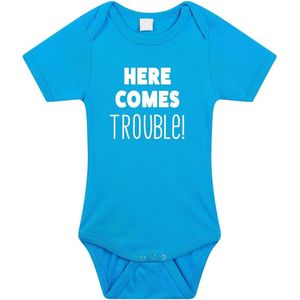 Bellatio Decorations - Here Comes Trouble - Rompertje - Blauw - Katoen