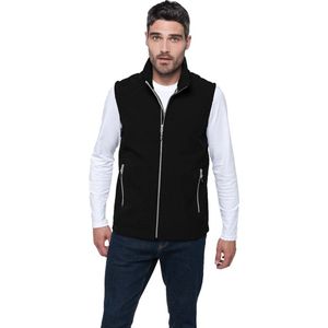 Softshell - Zomer Vest - Herenkleding - Zwart - Mouwloos - Dunne Jas