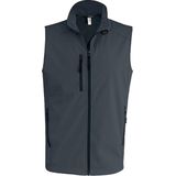 Softshell - Bodywamer - Grijs/Zwart - Heren - Dunne Zomer Bodywarmer