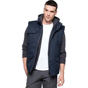 Outdoor - Werk Bodywarmer - Navy Blauw - 100% Oxford Polyester