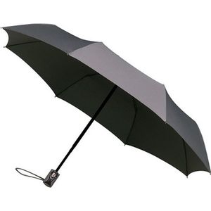 MiniMAX opvouwbare paraplu grijs100 cm - Automatische open en sluit paraplu - Inklapbare paraplus