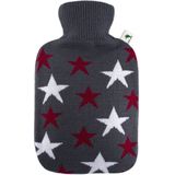 Warmwaterkruik - Grijs - 2 Liter - 100% Polyester