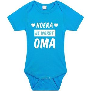 Bellatio - Rompertje - Blauw - Katoen - Hoera je wordt oma