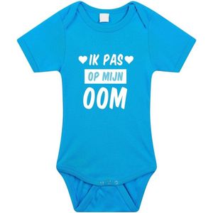 Bellatio Decorations - Rompertje - Blauw - Ik Pas Op Mijn Oom - Baby