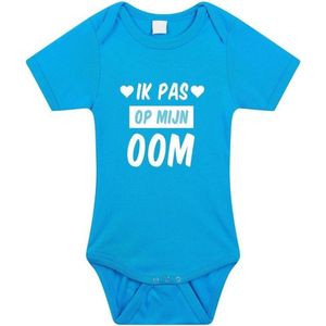 Bellatio Decorations - Rompertje - Blauw - Ik Pas Op Mijn Oom - Baby