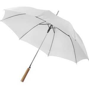 Automatische paraplu 102 cm doorsnede wit - Paraplu's