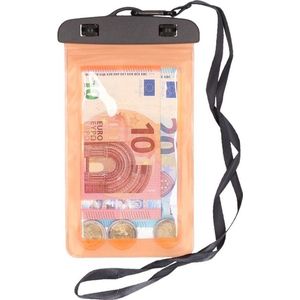 2x Bellatio design waterdicht moneybelt nektasje - waterproof geldtasje, geldbuidel, moneybelts