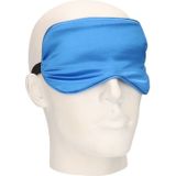 Slaapmasker - Blauw - Imitatie Zijde - Verstelbaar - 2x