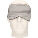 3x Bellatio design luxe slaapmasker/ reismasker met  zachte vulling grijs  - Zeer comfortabel - Voor thuis en op reis