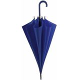 2x Blauwe automatische paraplus 107 cm  - Paraplu's