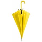 3x Gele paraplu's 107 cm polyester/kunststof - Paraplu's