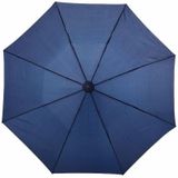 3x Kleine paraplus donkerblauw 93 cm  -  Paraplu's