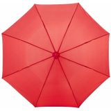 2x Kleine paraplus rood 93 cm  -  Paraplu's