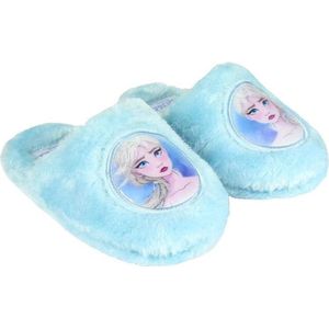 Disney Frozen instap sloffen/pantoffels Elsa lichtblauw voor meisjes - Pantoffel instappers - Slipper sloffen 35