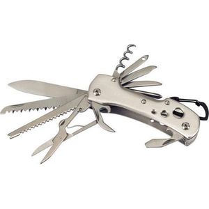 RVS zakmes zilver 12 functies - Multitool 12 functies - Voordelige zakmessen