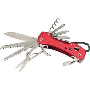 RVS zakmes rood 12 functies - Multitool 12 functies - Voordelige zakmessen