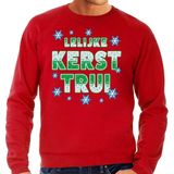 Bellatio Decorations - Foute Lelijke Kersttrui - Rood - Sweater