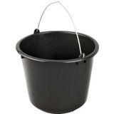 5x Stevige huishoud emmers 12 liter - Bouwemmer - Schoonmaak emmer