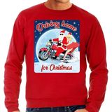 Bellatio Decorations - Foute Kersttrui - Rood - Driving Home for Christmas - Voor Heren