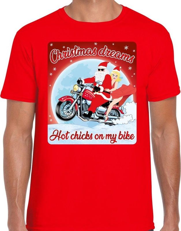Fout - Kerstshirt - Rood - Katoen - Voor Heren