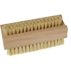 5x Houten nagelborstel tweezijdig bezet 9,3 x 3,6 cm - Persoonlijke verzorging