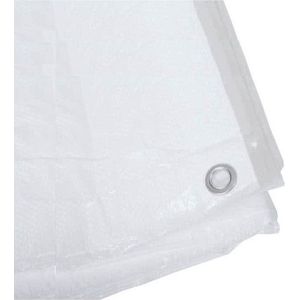 Wit afdekzeil / dekzeil - 4 x 5 meter - dekkleed / zeil