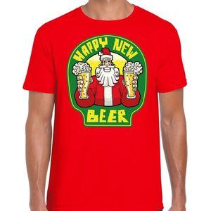 Fout - Kerst T-Shirt - Rood - Heren - Kerstkleding