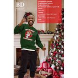 Foute Kersttrui/sweater - groen - Niks ho ho ho doordrinken - bier - voor heren S
