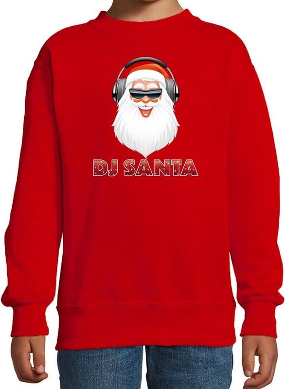 Bellatio - DJ Santa - Kersttrui - Rood - Katoenmix