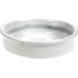 4x Creme brulee schaaltjes porselein wit 12 cm - Hapjes schaaltjes - Tapas schaaltjes